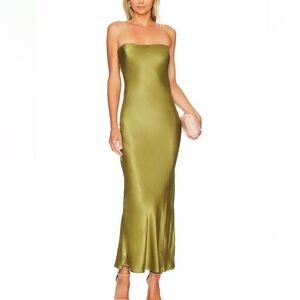 SNDYS revolve angel strapless midi